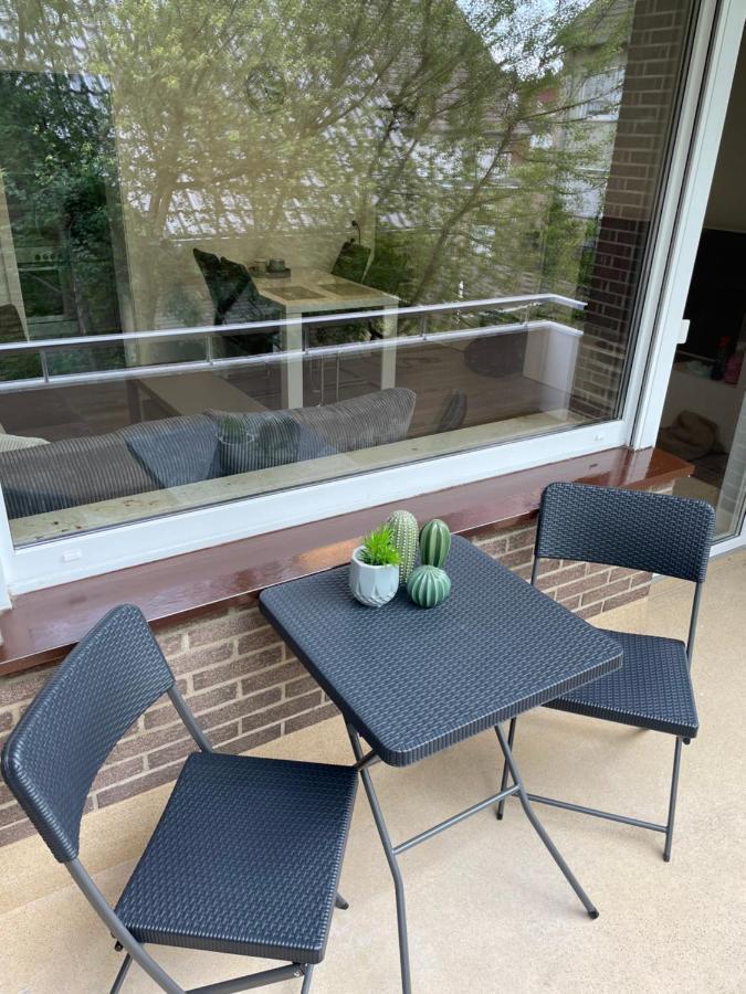 Stilvolles, Frisch Renoviertes 2Zi Apartment Mit Kueche Und Balkon In Kliniknaehe Bad Oeynhausen Exteriér fotografie