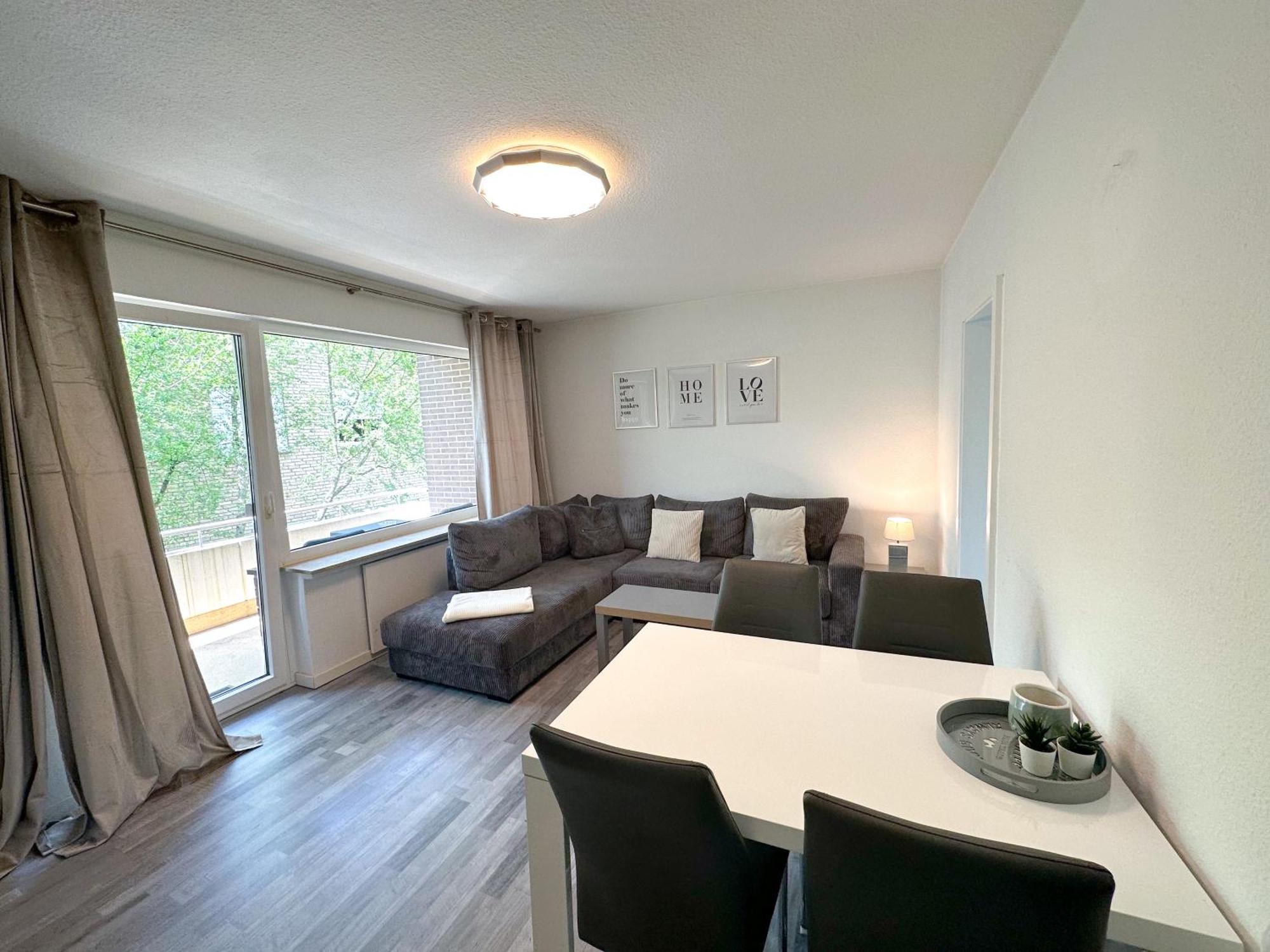 Stilvolles, Frisch Renoviertes 2Zi Apartment Mit Kueche Und Balkon In Kliniknaehe Bad Oeynhausen Exteriér fotografie